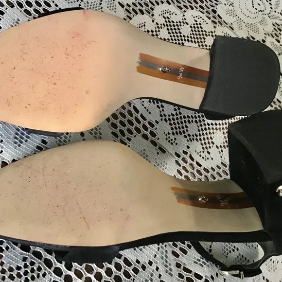 Sam Edelman Daniella Block Heel Sandal~Black~Size 9 1/2W - Picture 6 of 7